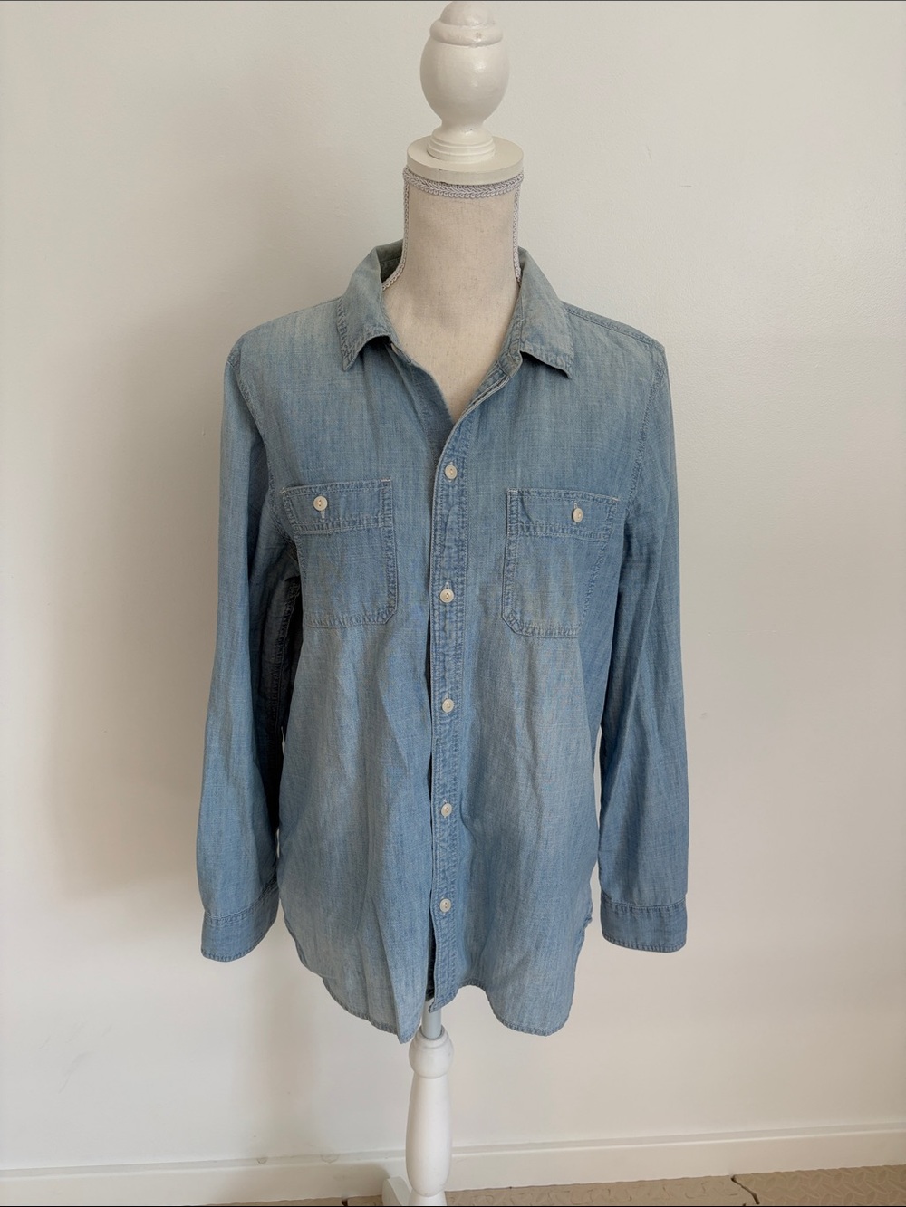 Madewell Light Blue Denim Button-Down Shirt
